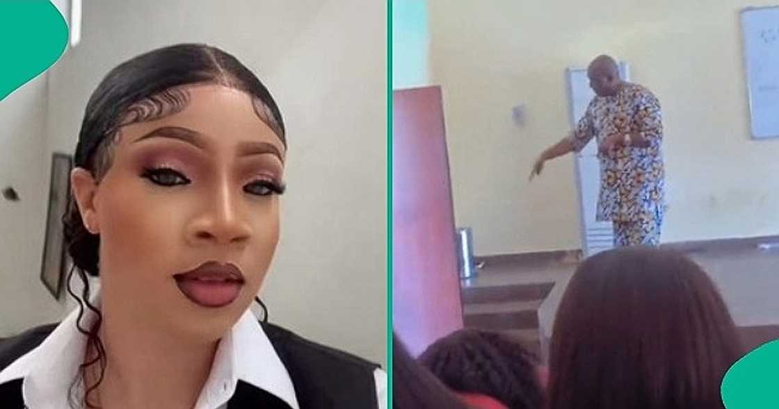 Funny lecturer taunts students who came late to his class. Funny lecturer taunts students who came late to his class.