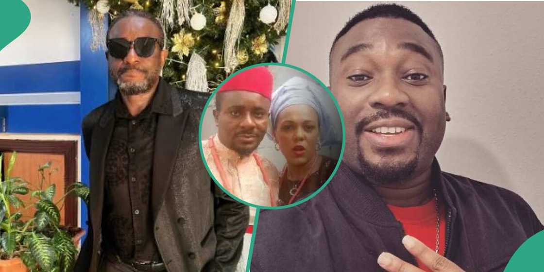 Nigerian actor Emeka Ike and brother Nigerian actor Emeka Ike and brother