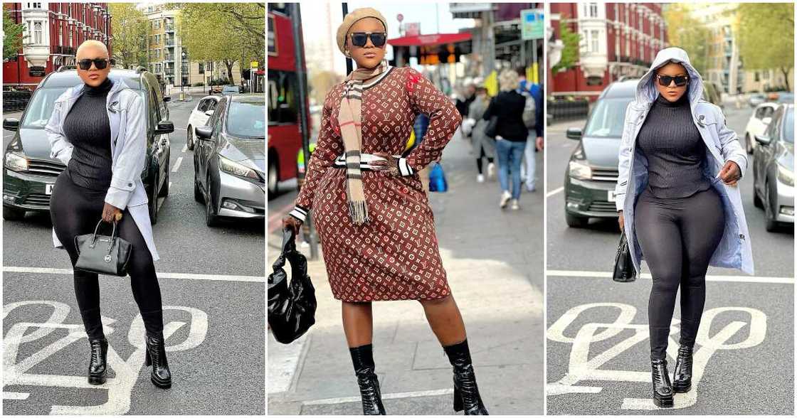 Destiny Etiko, London, fashion walkway, actress Destiny Etiko, London, fashion walkway, actress