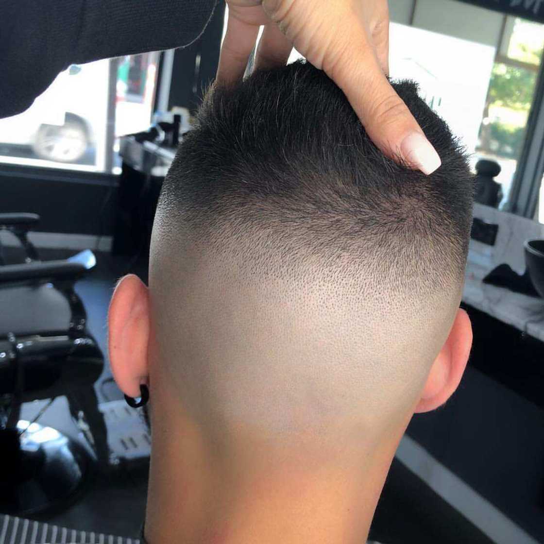 high bald fade high bald fade