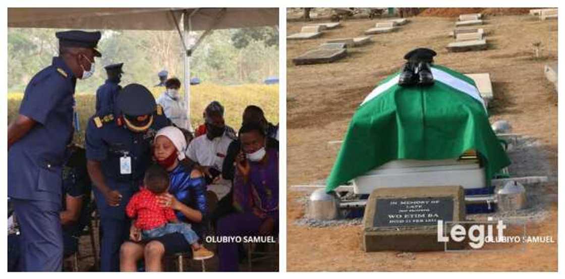 Wailing, tears as photos of burial rites for late NAF officers emerge online Wailing, tears as photos of burial rites for late NAF officers emerge online
