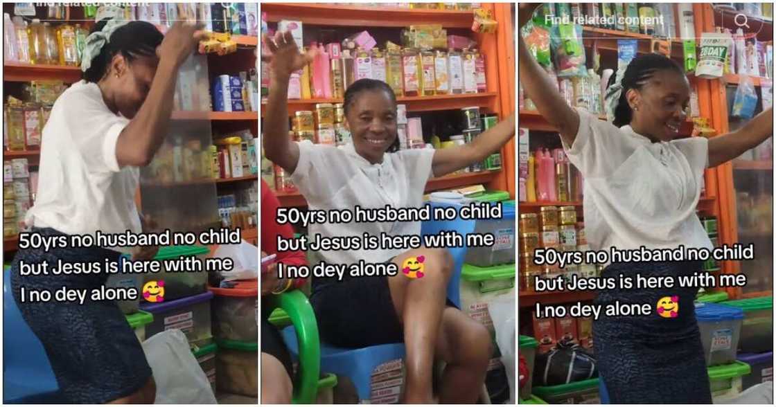 Woman, 50, husband, child Woman, 50, husband, child