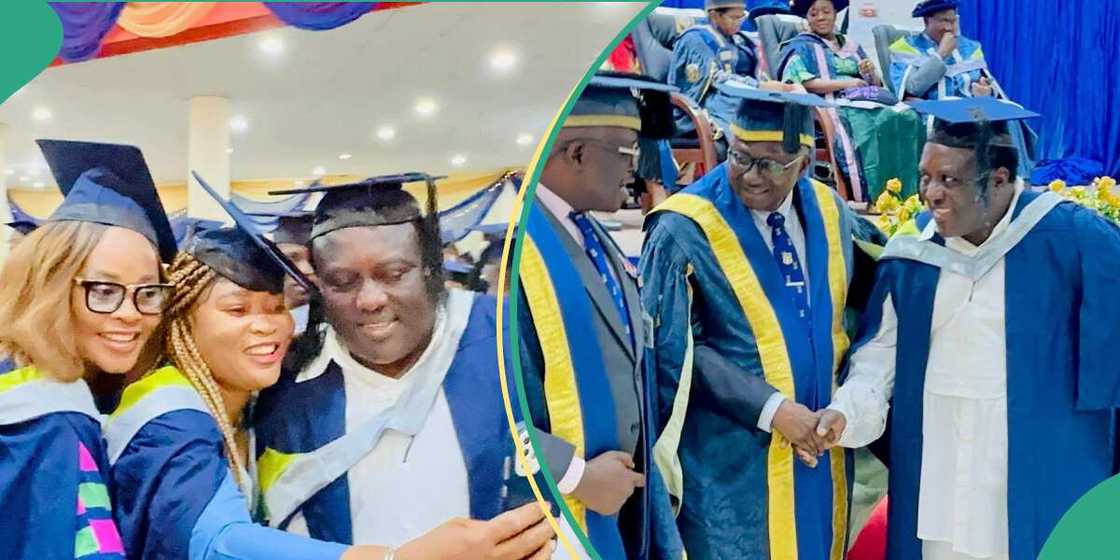 Saheed Osupa graduates from university.