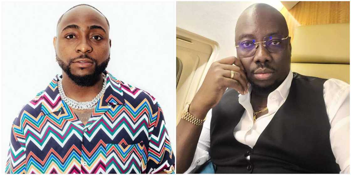 Obi Cubana: Davido shares solidary post for wealthy socialite. Obi Cubana: Davido shares solidary post for wealthy socialite.