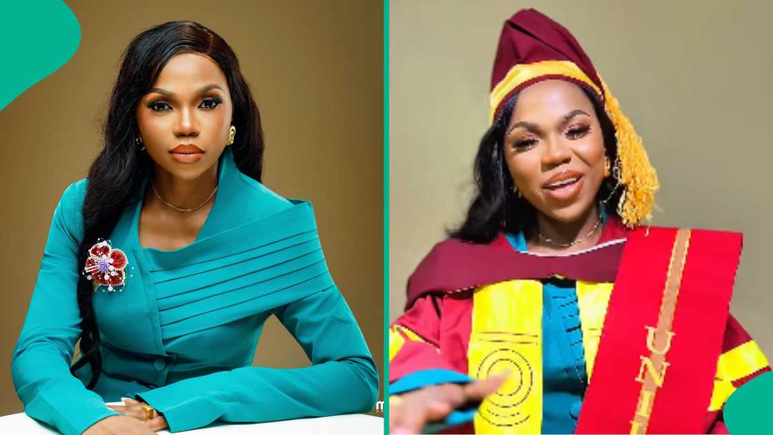 Mum succeeds, bags master's degree in Mass Communication at UNILAG years after she quit her studies