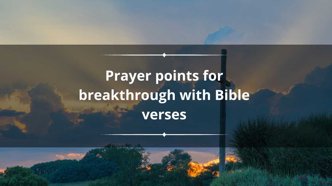 prayer points for breakthrough