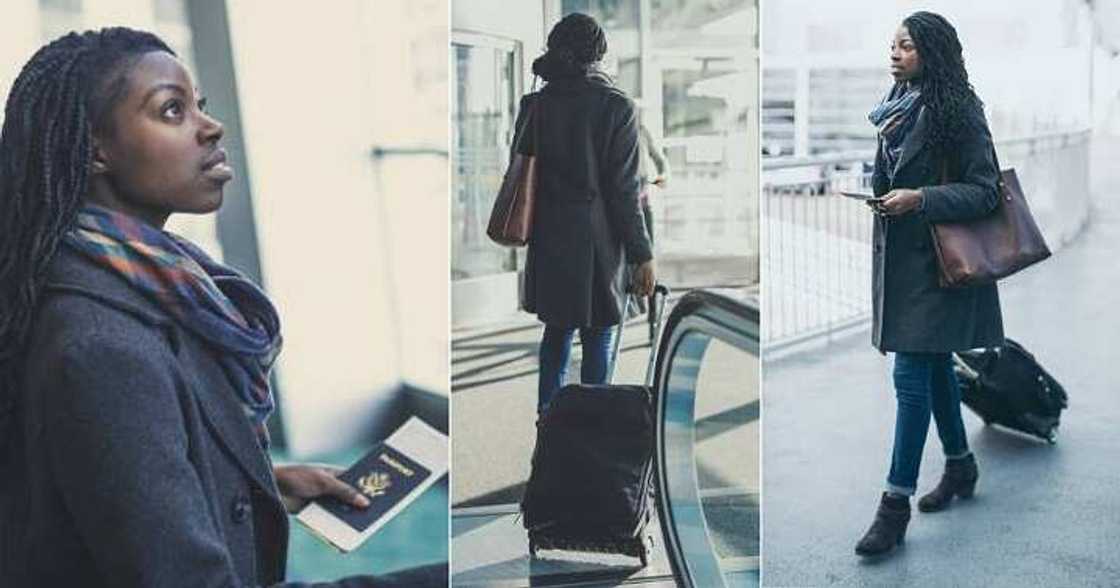 Lady living abroad quits her job, relocates to England Lady living abroad quits her job, relocates to England