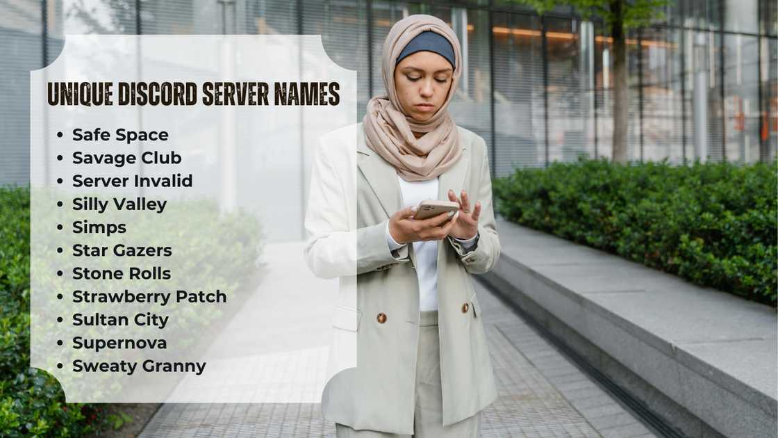 Discord server names