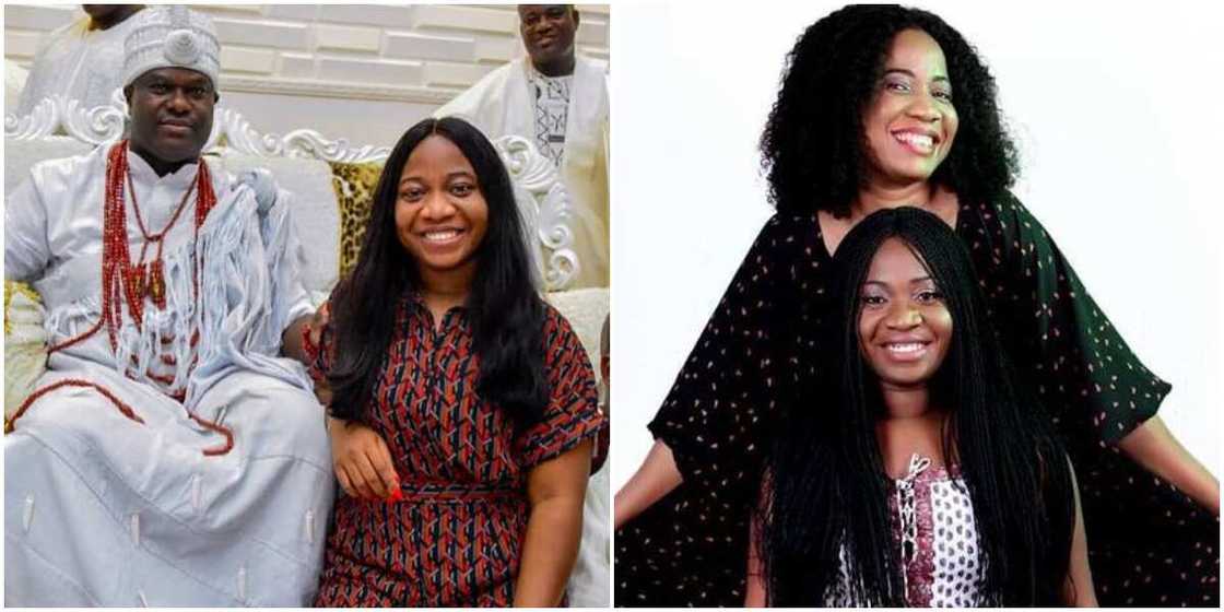 Ooni of Ife and the mother of his daughter Ooni of Ife and the mother of his daughter