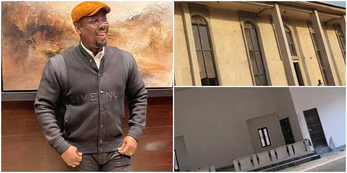 Billionaire Obi Cubana builds church in his hometown. Billionaire Obi Cubana builds church in his hometown.