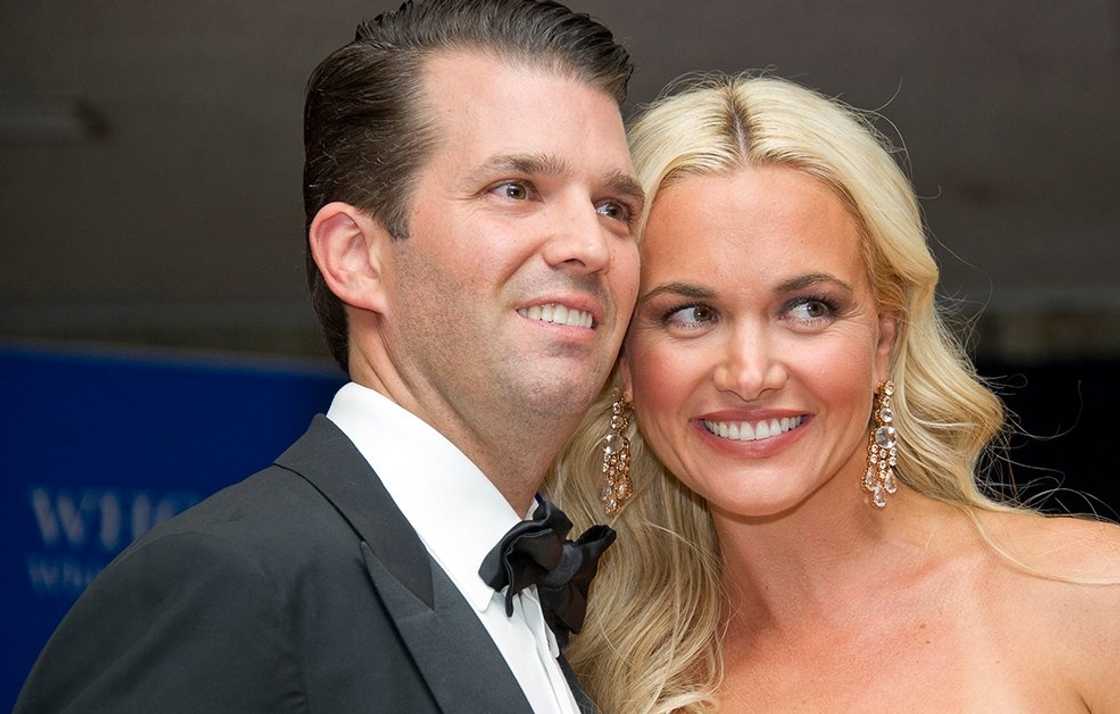 Donald Trump Jr. and Vanessa Trump pose on the red carpet Donald Trump Jr. and Vanessa Trump pose on the red carpet