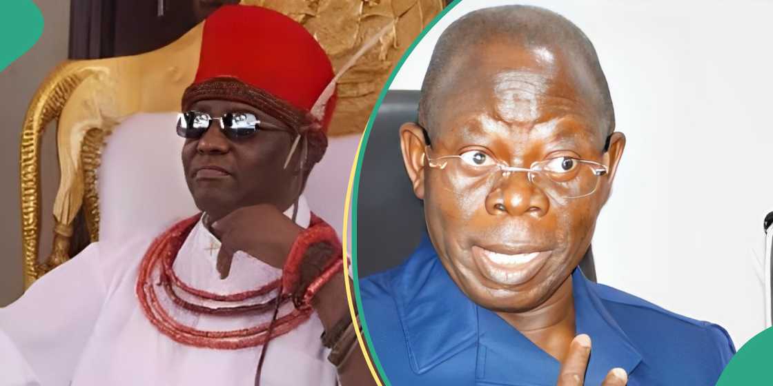 Oba of Benin counters Oshiomhole over 2016 claims Oba of Benin counters Oshiomhole over 2016 claims