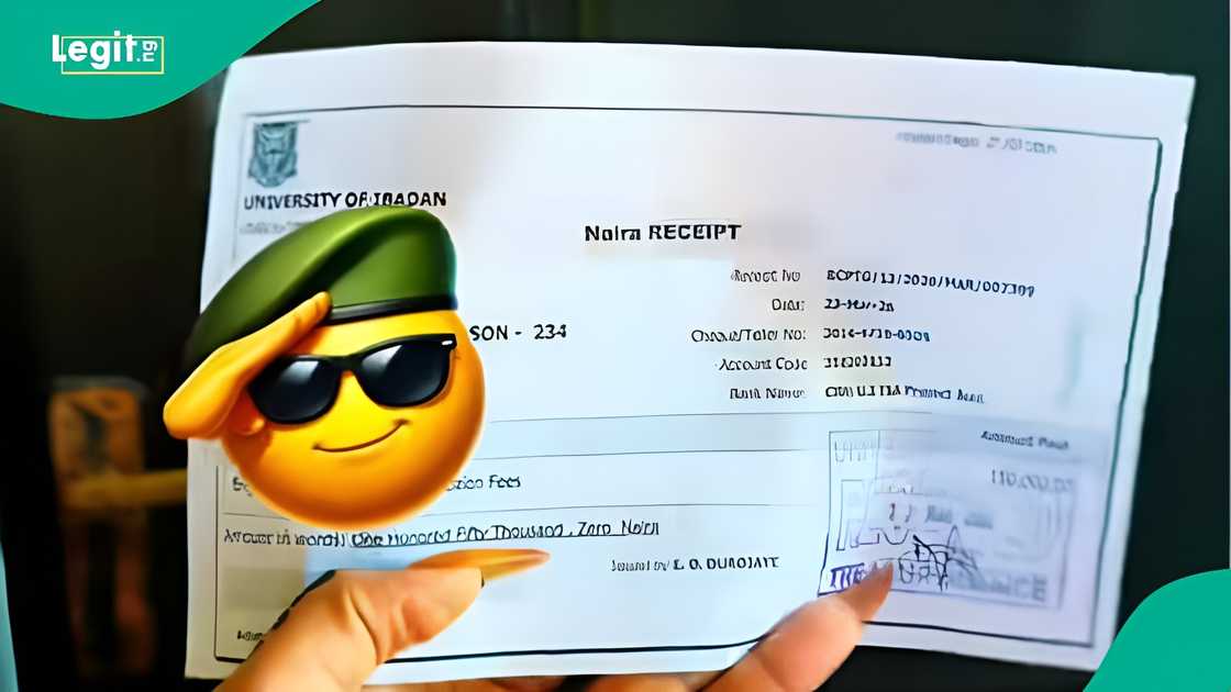 University of ibadan PhD student posts hostel payment documents online