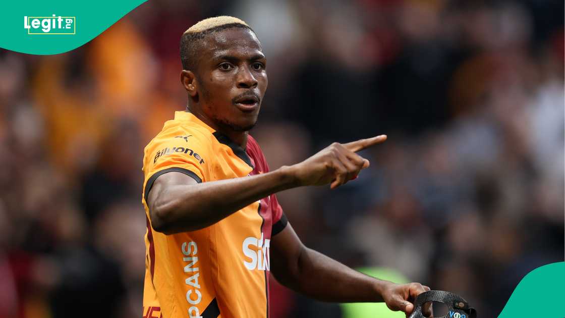 Victor Osimhen, Galatasaray, Kayserispor, Rams Park, Istanbul, Turkiye, Super Lig. Victor Osimhen, Galatasaray, Kayserispor, Rams Park, Istanbul, Turkiye, Super Lig.