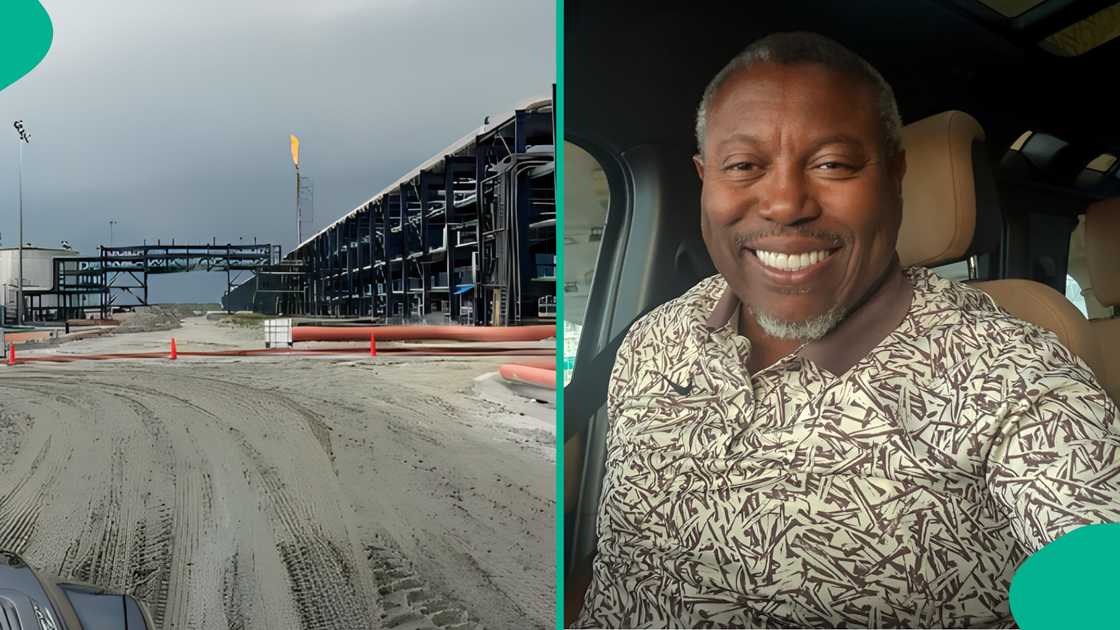 An entrepreneur shares his delight as he visits Dangote Oil Refinery in Lagos for the first time, releases video