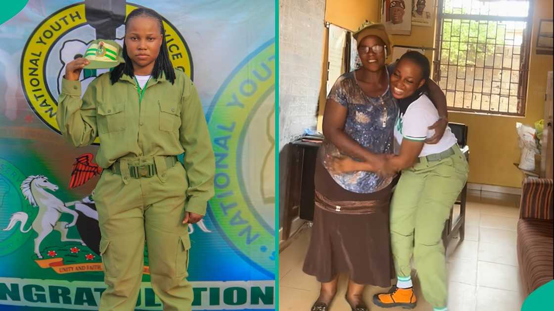 A corps member celebrates her mother for sponsoring her education A corps member celebrates her mother for sponsoring her education