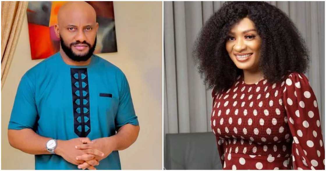 Nollywood actor Yul Edochie and his first wife May Nollywood actor Yul Edochie and his first wife May