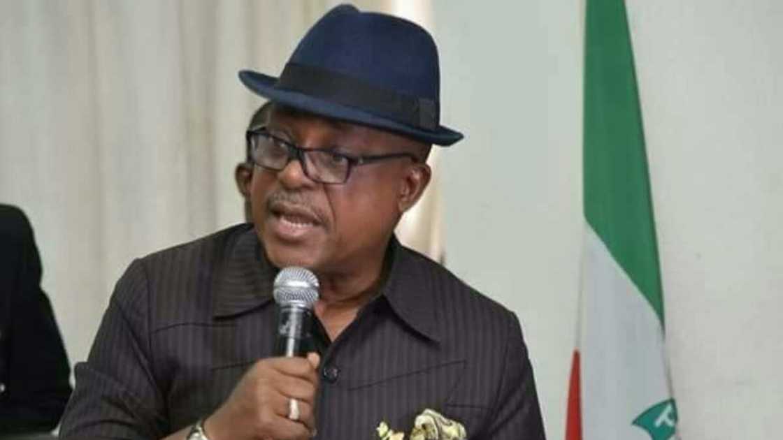 Secondus Resumes Office at PDP's HQ in Abuja Secondus Resumes Office at PDP's HQ in Abuja