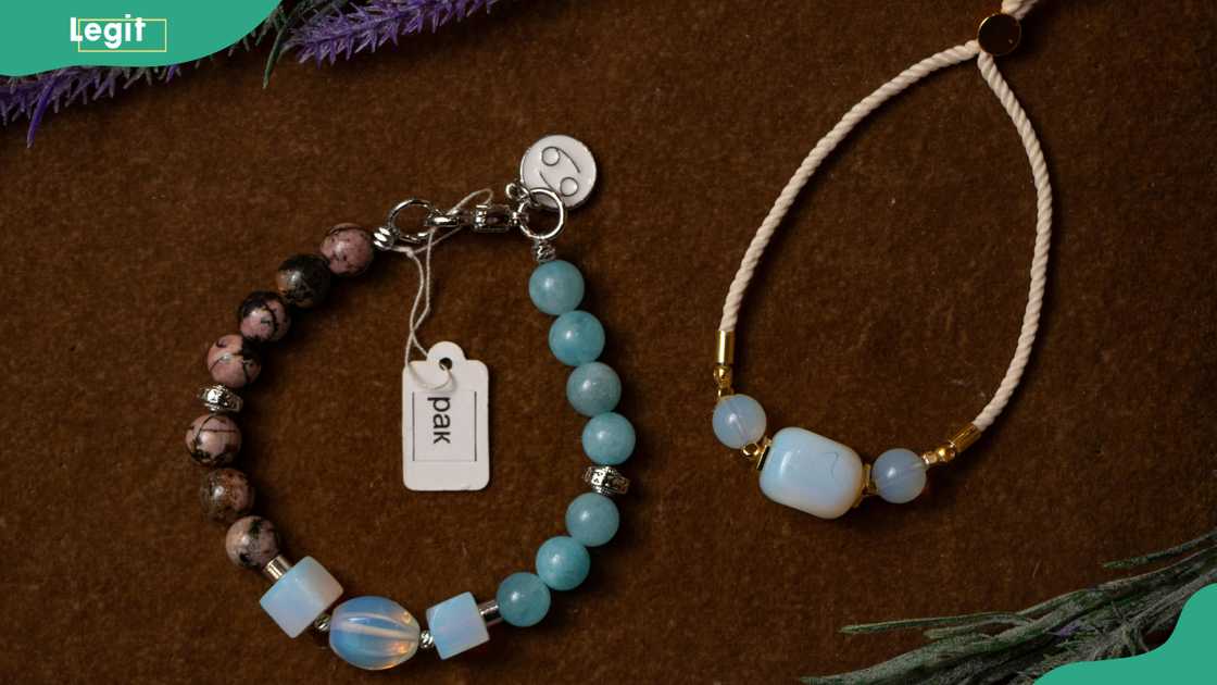 A beads bracelet set A beads bracelet set