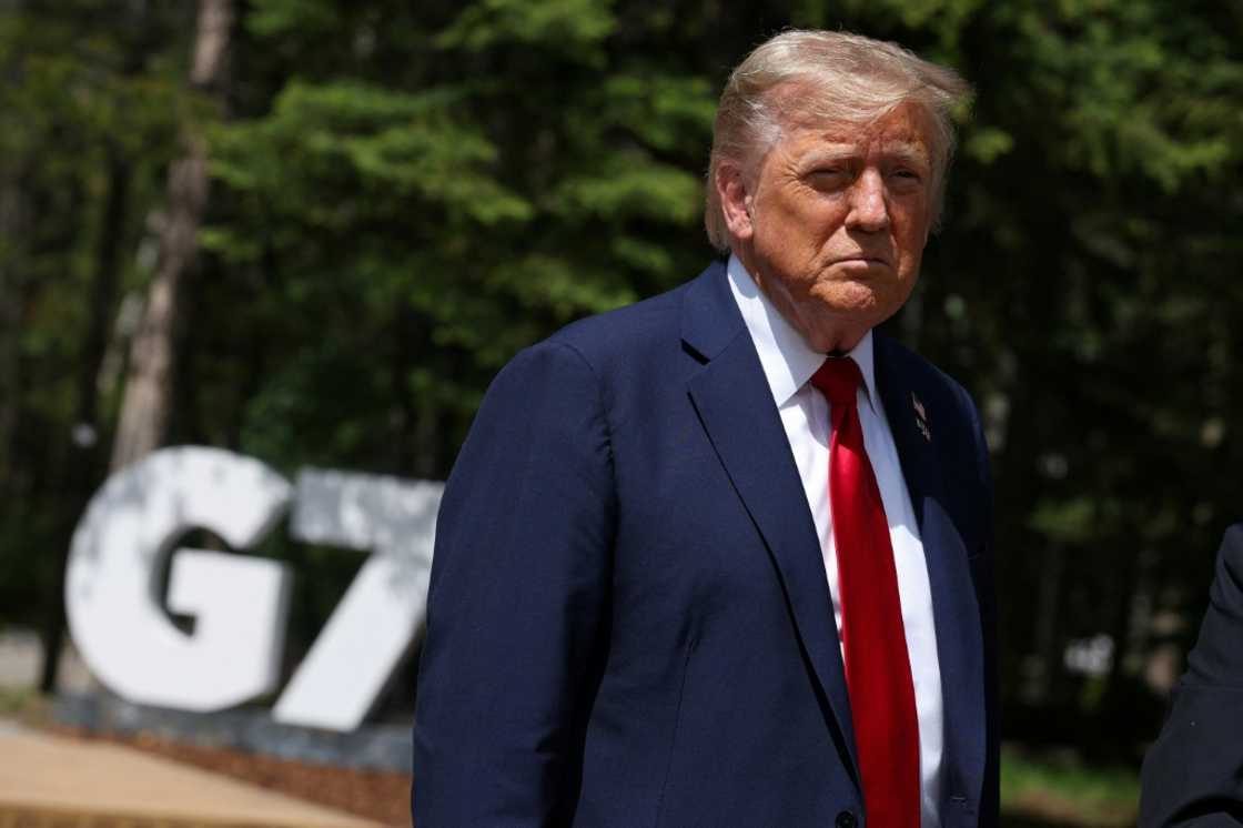 Donald Trump left the G7 summit early, saying he had to deal with the crisis in the Middle East Donald Trump left the G7 summit early, saying he had to deal with the crisis in the Middle East