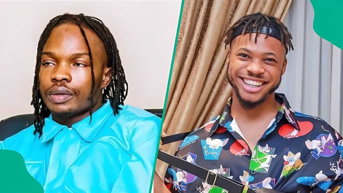 Singer Naira Marley throws subtle shades at dancer Poco Lee.