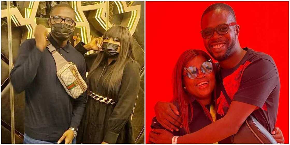 Hilarious moment Funke Akindele got scared of fireworks at Dubai restaurant Hilarious moment Funke Akindele got scared of fireworks at Dubai restaurant