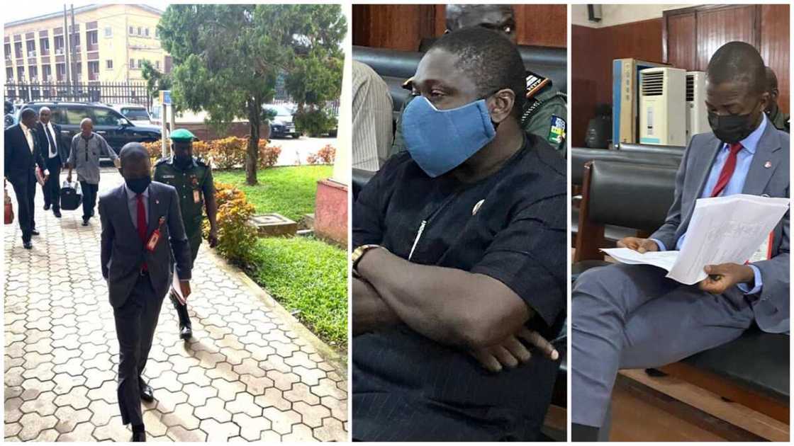 Alleged N1.4billion fraud: EFCC Chair, arrives court to testify against Nadabo Energy Alleged N1.4billion fraud: EFCC Chair, arrives court to testify against Nadabo Energy