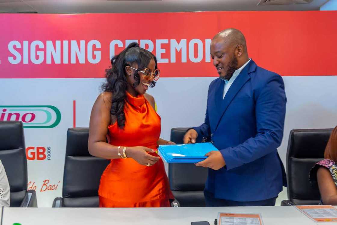 Gino and Bama Introduces Hilda Baci as Brand Ambassador Gino and Bama Introduces Hilda Baci as Brand Ambassador