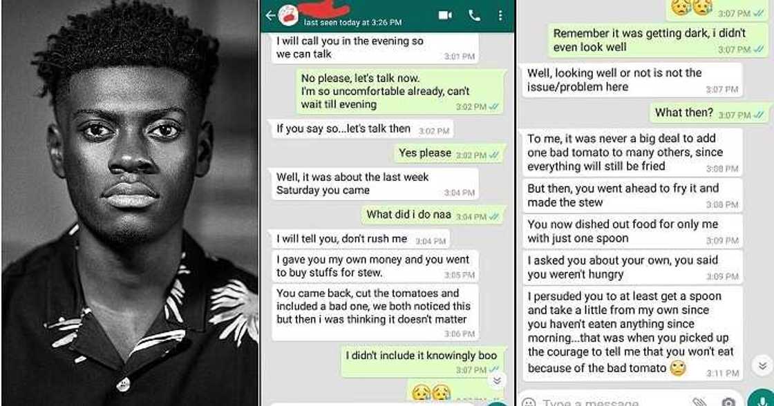 Man breaks up with girlfriend, food poisoning Man breaks up with girlfriend, food poisoning