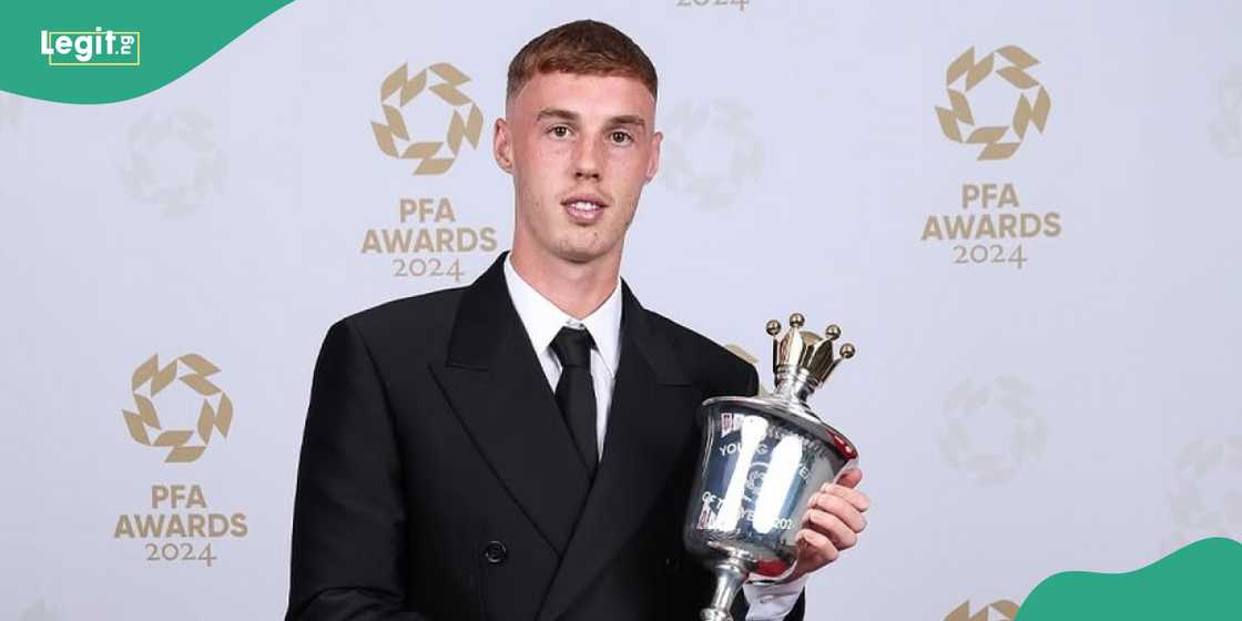 Nigerian comedian, Shanks Comics, shares excitement as he watches Chelsea's Cole Palmer during a match at US stadium. Nigerian comedian, Shanks Comics, shares excitement as he watches Chelsea's Cole Palmer during a match at US stadium.