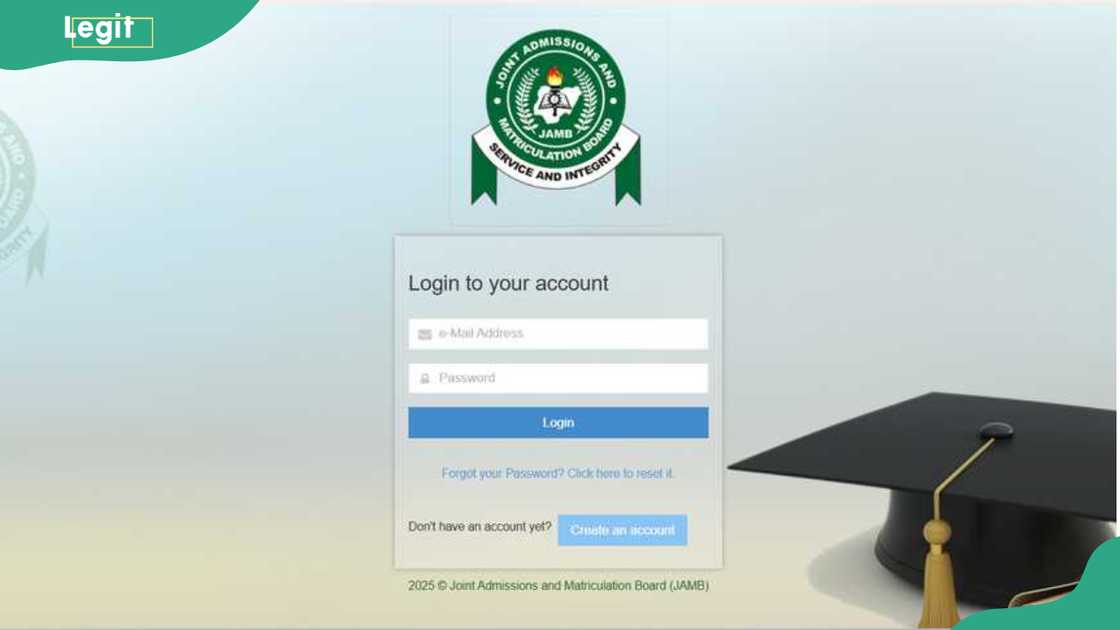 JAMB e-facility portal login JAMB e-facility portal login