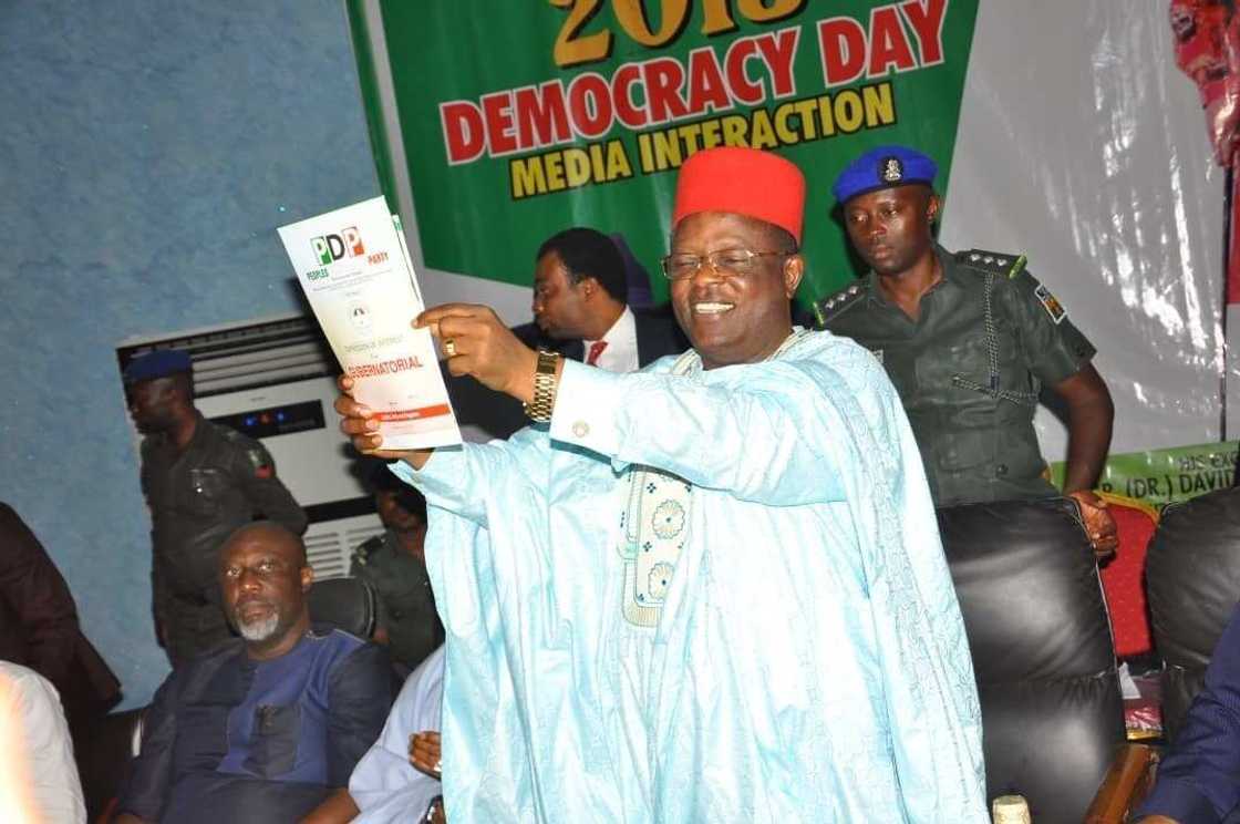 Umahi has declared his intention to run for president Umahi has declared his intention to run for president
