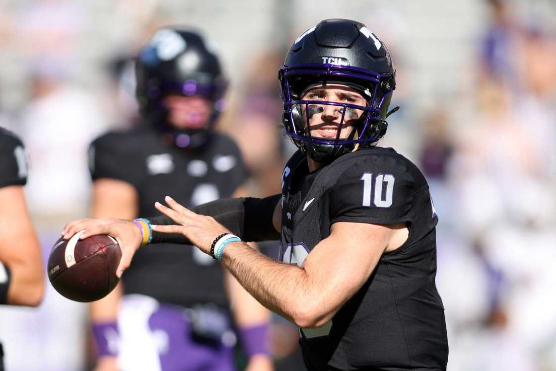 TCU Horned Frogs quarterback Josh Hoover
