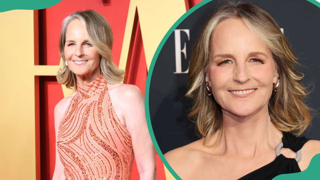 Helen Hunt attends the 2024 Vanity Fair Oscar Party in 2024 (L), The actress at ELLE's 2024 Women in Hollywood Celebration (R) Helen Hunt attends the 2024 Vanity Fair Oscar Party in 2024 (L), The actress at ELLE's 2024 Women in Hollywood Celebration (R)