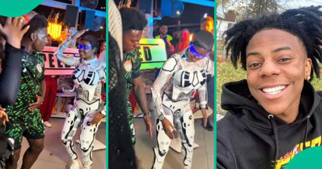 Jarvis teaches IShowSpeed how to dance like a robot. Jarvis teaches IShowSpeed how to dance like a robot.