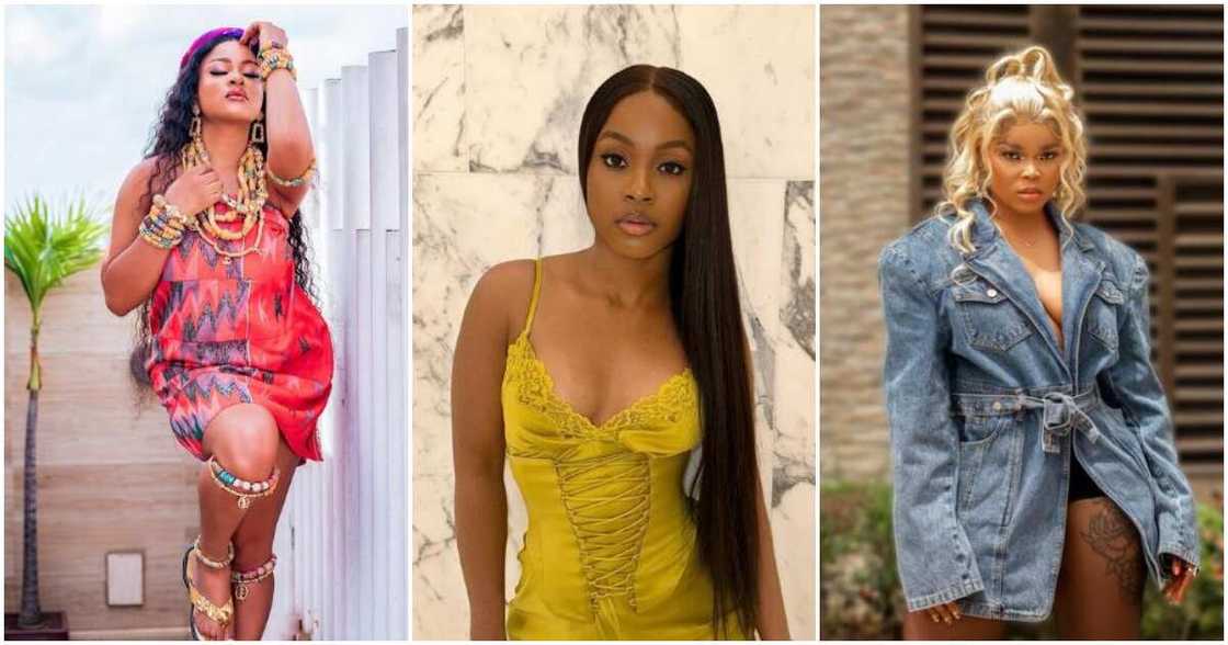 Photos of BBNaija stars Phyna, Chi Chi and Bella