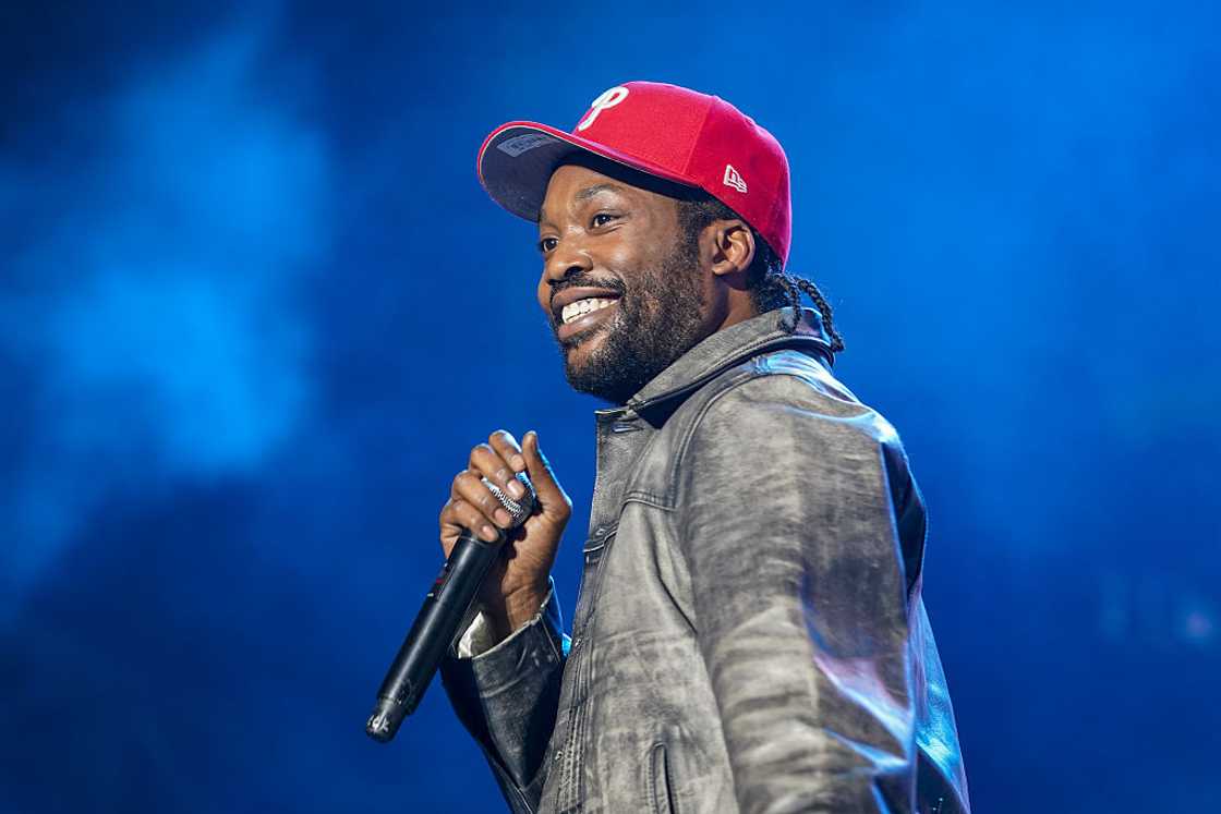 Meek Mill performs onstage at an event in Philadelphia, Pennsylvania