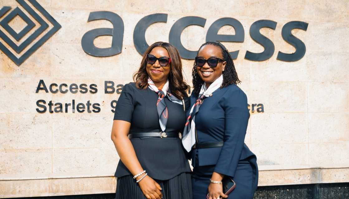Access Bank employees posing for a photo Access Bank employees posing for a photo