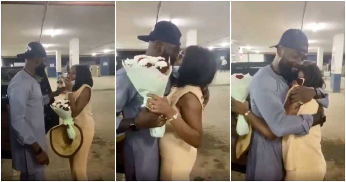 BBNaija star Khafi finally reunites with Gedoni after many months away from Nigeria (video) BBNaija star Khafi finally reunites with Gedoni after many months away from Nigeria (video)