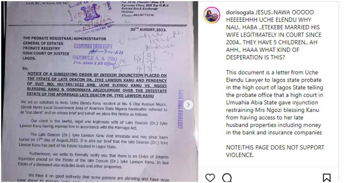 Actress Doris Ogala calls out Uche Elendu Actress Doris Ogala calls out Uche Elendu