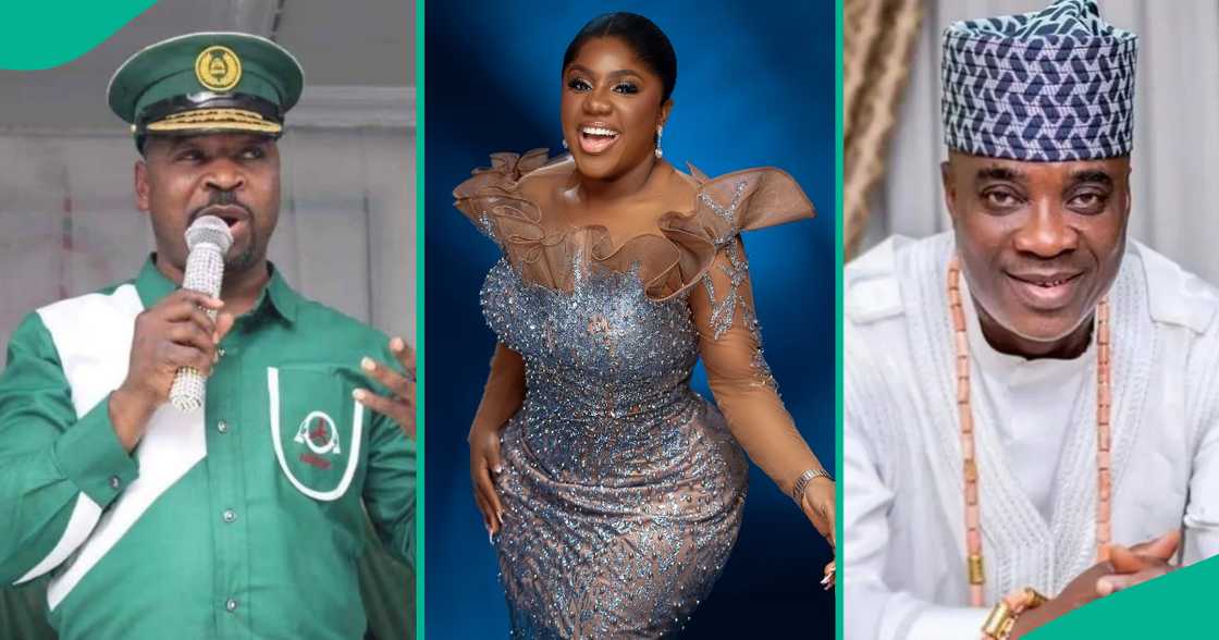 MC Oluomo and KWAM 1 with Nons Miraj. MC Oluomo and KWAM 1 with Nons Miraj.