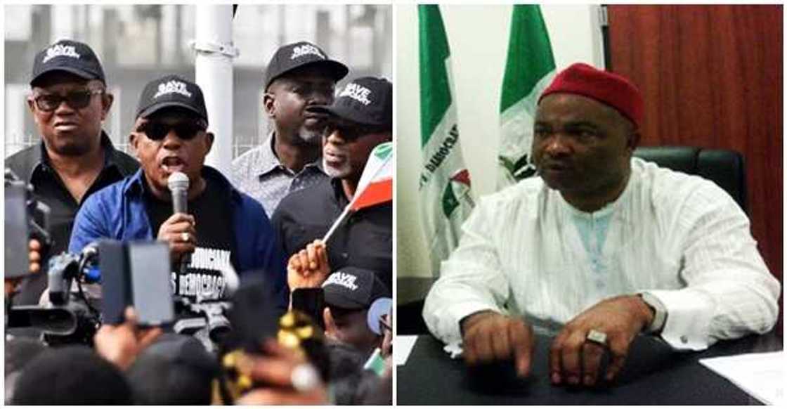 Uzodinma says Igbo leaders in PDP are trying to overthrow Buhari’s government Uzodinma says Igbo leaders in PDP are trying to overthrow Buhari’s government