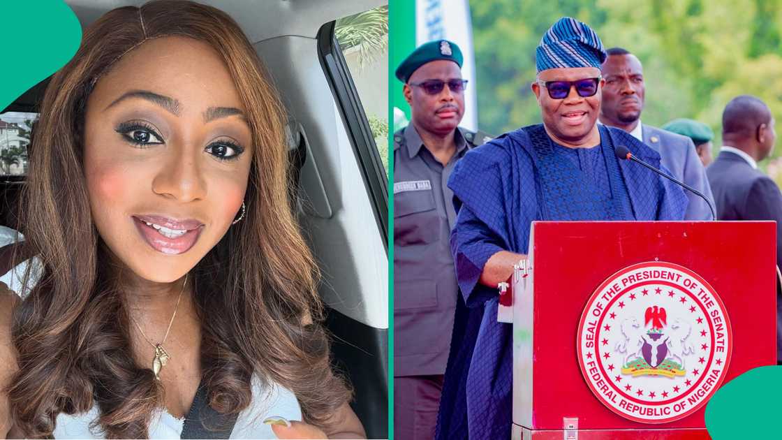 Jarumar Nollywood, Dakore Egbuson-Akande ta yi magana kan alakarta da Sanata Akpabio Jarumar Nollywood, Dakore Egbuson-Akande ta yi magana kan alakarta da Sanata Akpabio