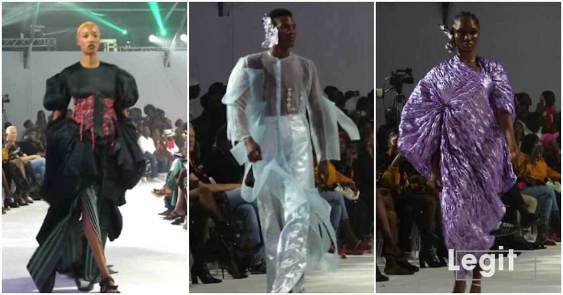 GTCO runway models in designer pieces