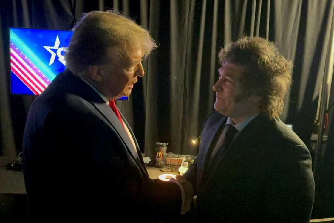 Milei met with former US President Donald Trump on the sidelines of a conservative conference Milei met with former US President Donald Trump on the sidelines of a conservative conference