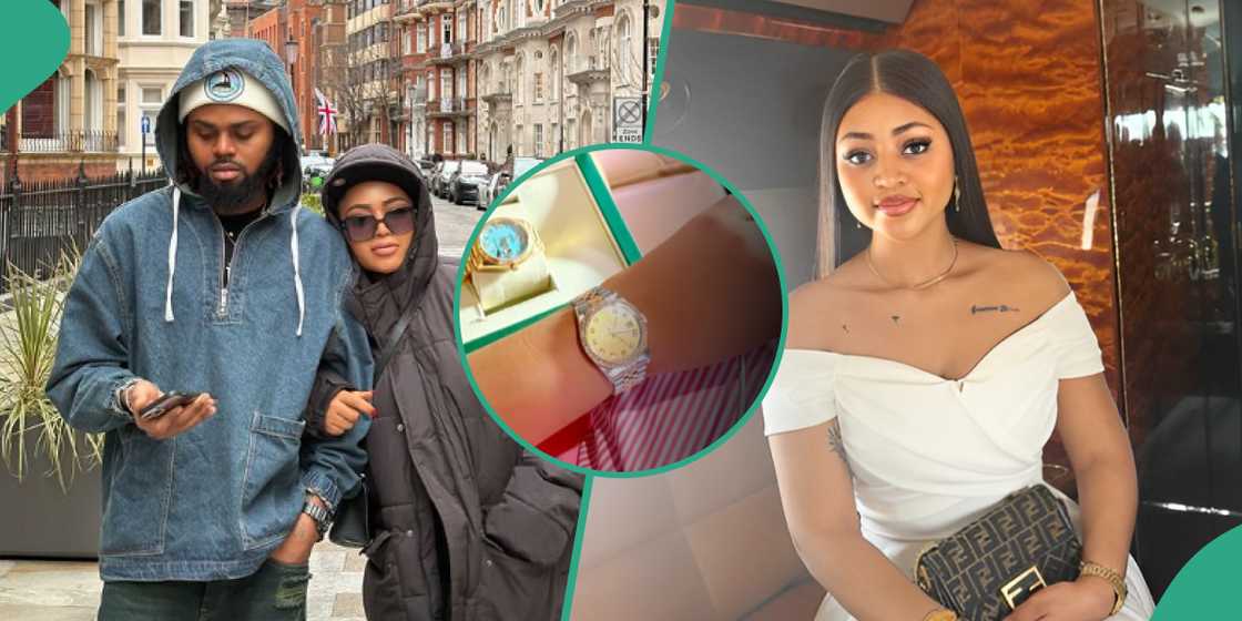 Regina Daniels reacts to claim of flaunting fake Rolex watch amid her rumoured marital crisis with Nigerian billionaire Ned Nwoko.