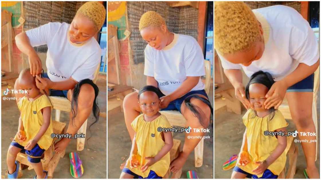 Styling with attachments/kid without hair. Styling with attachments/kid without hair.