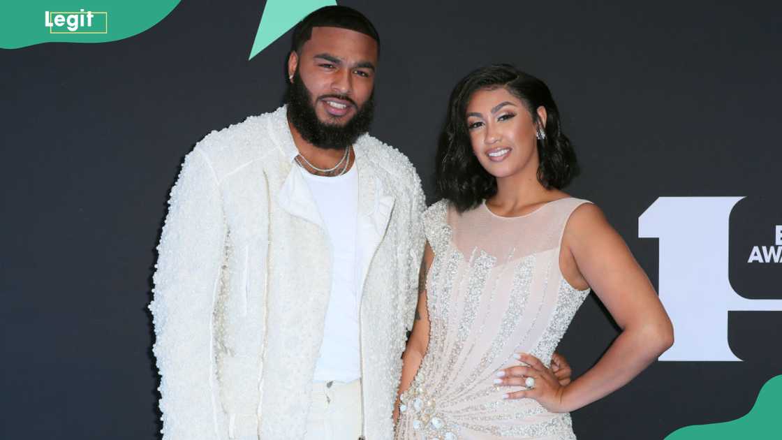 Queen Naija and Clarence White at the 2019 BET Awards Queen Naija and Clarence White at the 2019 BET Awards