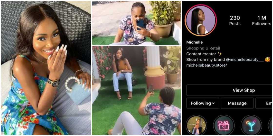 Mercy Aigbe's daughter, one million followers Mercy Aigbe's daughter, one million followers