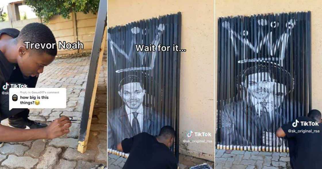 Limpopo artist paints Trevor Noah